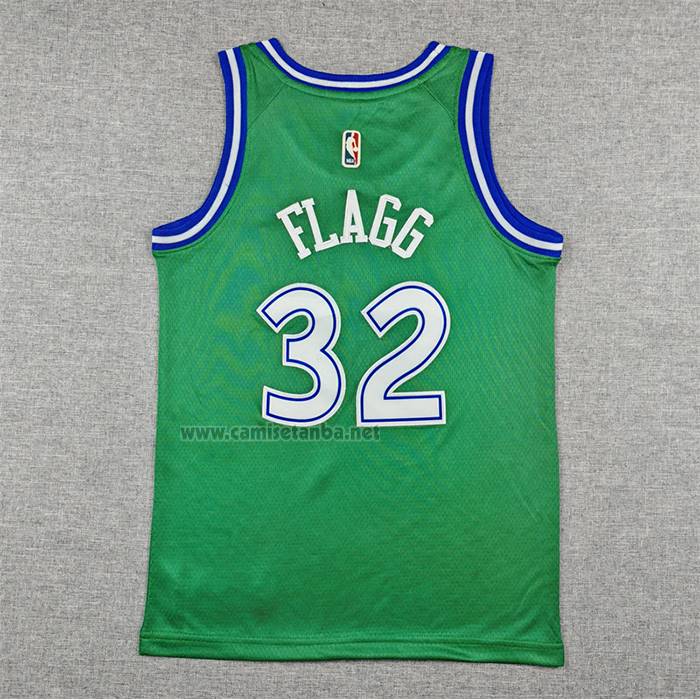Camiseta Nino Dallas Mavericks Cooper Flagg NO 32 Classic 2025-26 Verde
